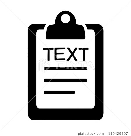 Text file icon transparent background cutout Text file icon transparent background cutout 119429507