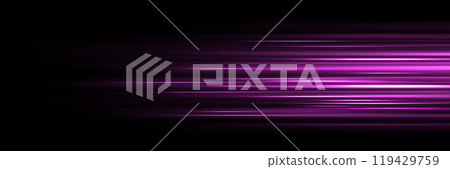 Straight streaks, high speed motion light effect 119429759