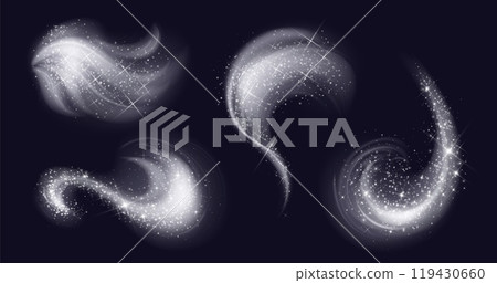 White swirl fragrance wind with snow particles. White swirl fragrance wind with snow particles. 119430660