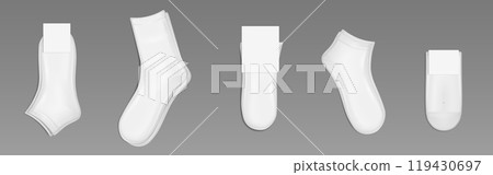 White socks mockups set 119430697