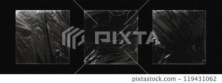 Vinyl cover with shrinks and transparent effect Vinyl cover with shrinks and transparent effect 119431062