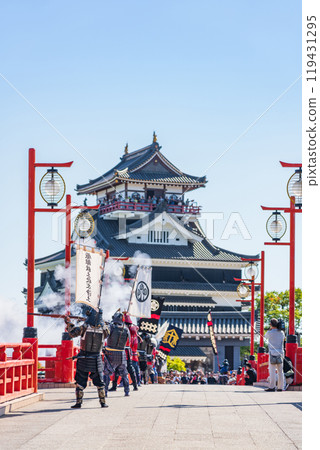 Kiyosu Castle Nobunaga Festival, Matchlock Gun Demonstration (Kiyosu City, Aichi Prefecture) Kiyosu Castle Nobunaga Festival, Matchlock Gun Demonstration (Kiyosu City, Aichi Prefecture) 119431295