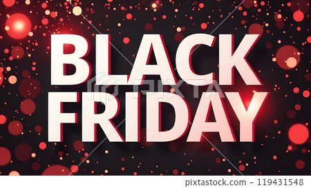 black friday sales stylish mock up, generative ai 119431548