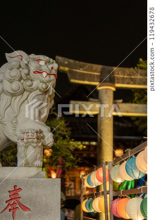 [莊內風景]莊內神社與七夕_燈籠 119432678