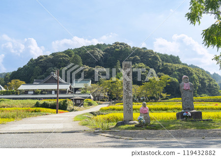 The approach to Tachibana-dera Temple: Monument to the birthplace of Crown Prince Shotoku (Asuka Village, Nara Prefecture) The approach to Tachibana-dera Temple: Monument to the birthplace of Crown Prince Shotoku (Asuka Village, Nara Prefecture) 119432882