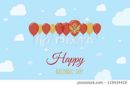 Montenegro Independence Day Sparkling Patriotic Montenegro Independence Day Sparkling Patriotic 119434428