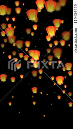 Yi peng festival card. Yi peng festival card. 119434469