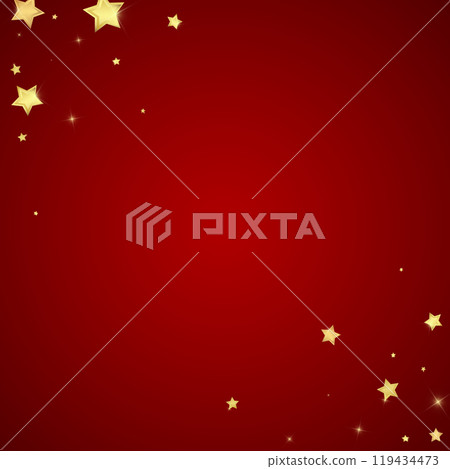 Magic stars vector overlay.  Gold stars scattered 119434473