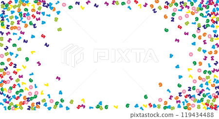 Concept of school background. Colorful childish Concept of school background. Colorful childish 119434488