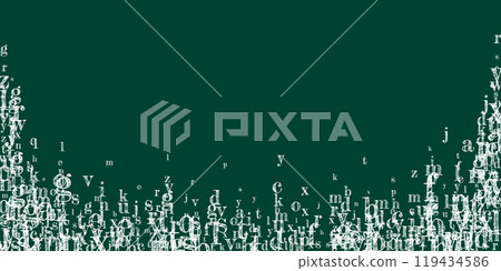 Concept of school background. White chalk Concept of school background. White chalk 119434586