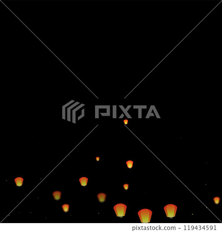 Chiang Mai celebration of Loy Krathong. 119434591