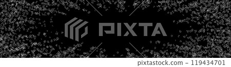 Falling letters of English language. Colorful 119434701