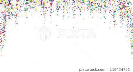 Concept of school background. Colorful childish Concept of school background. Colorful childish 119434705