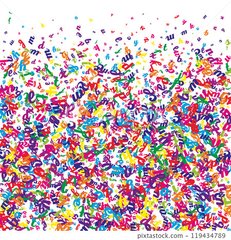 Concept of school background. Colorful childish 119434789