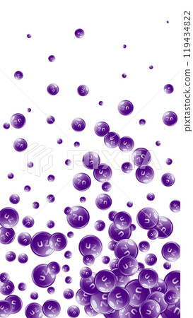 Zinc round capsules scattered randomly. 119434822