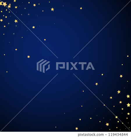 Magic stars vector overlay.  Gold stars scattered 119434844