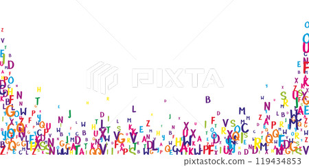 Concept of school background. Colorful childish 119434853