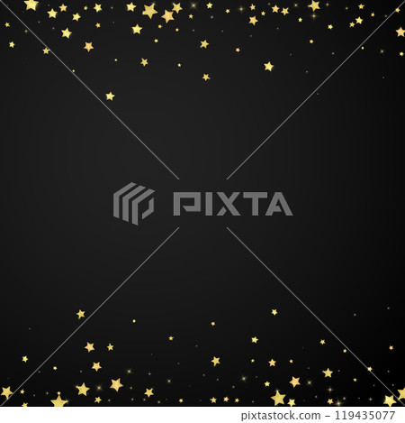 Magic stars vector overlay. Gold stars scattered Magic stars vector overlay. Gold stars scattered 119435077
