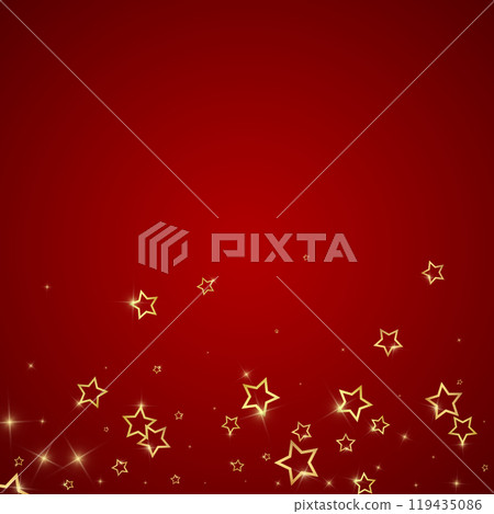 Gold sparkling star confetti. Gold sparkling star confetti. 119435086