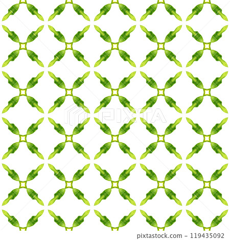Trendy organic green border. Green bewitching 119435092