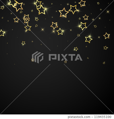 Christmas spirit. Scattered falling stars. Christmas spirit. Scattered falling stars. 119435100