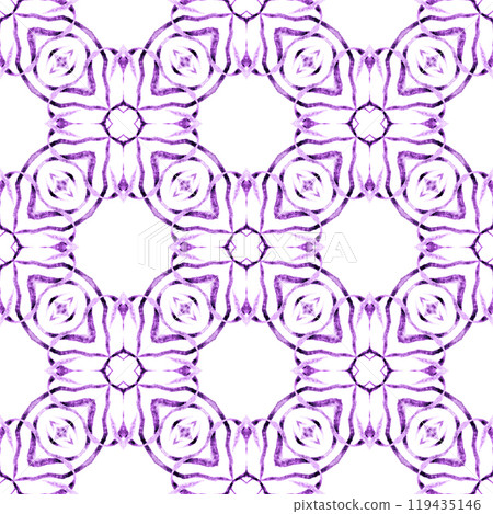 Mosaic seamless pattern. Purple remarkable boho 119435146
