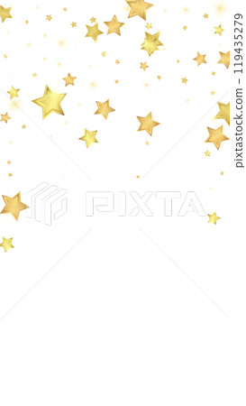 Magic stars vector overlay.  Gold stars scattered 119435279