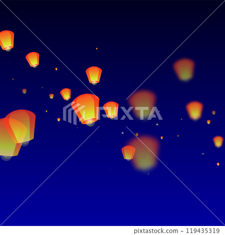 Loy krathong festival card. 119435319