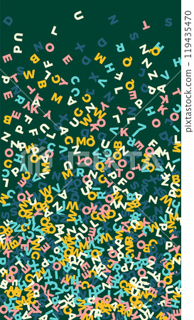 School notebook cover. Colorful childish floating 119435470