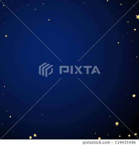 Magic stars vector overlay.  Gold stars scattered 119435496