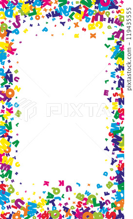 School notebook cover. Colorful childish floating 119435555