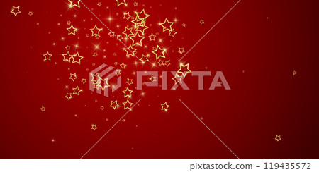 Twinkle stars scattered around randomly, flying, 119435572