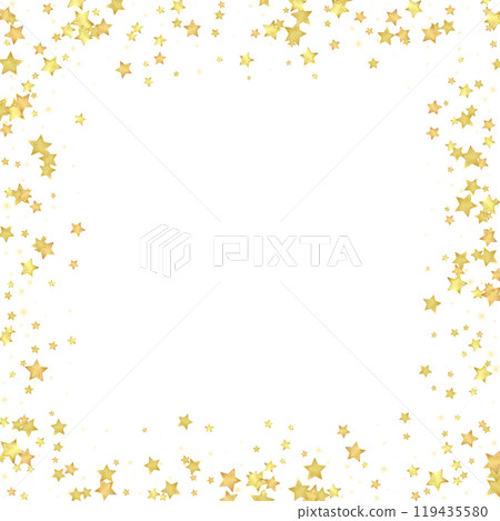 Magic stars vector overlay.  Gold stars scattered 119435580