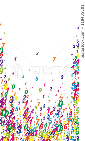 Concept of school background. Colorful childish 119435581