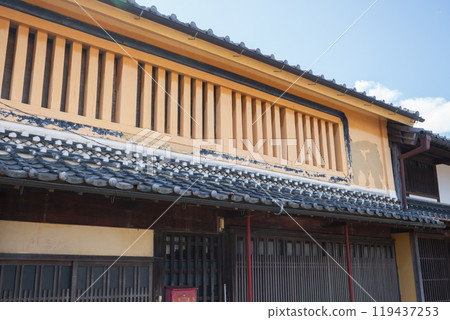 拍攝三重縣龜山市關宿的街景,這裡是東海道第47個驛站城鎮,保留江戶時代的街景。 拍攝三重縣龜山市關宿的街景,這裡是東海道第47個驛站城鎮,保留江戶時代的街景。 119437253