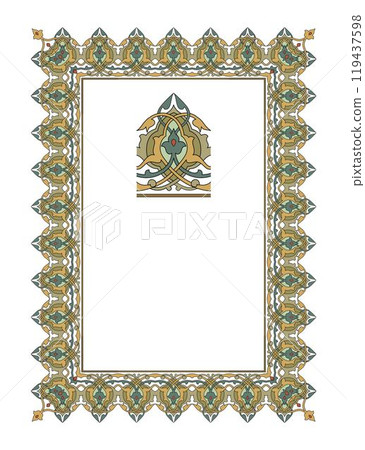 Vintage traditional realistic black and color frames set on white background isolated vector illustration Vintage traditional realistic black and color frames set on white background isolated vector illustration 119437598