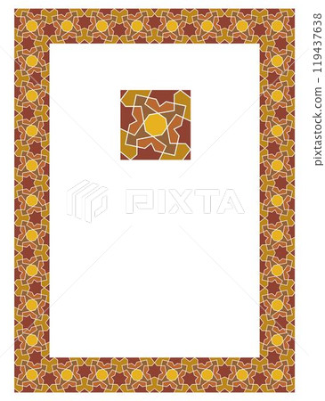 Vintage traditional realistic black and color frames set on white background isolated vector illustration 119437638