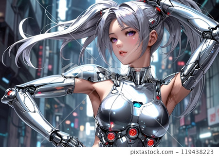 機器人套裝美女 119438223