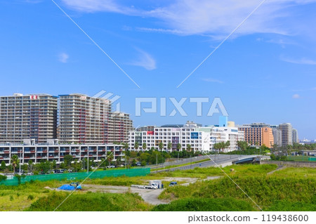 千葉縣浦安市境川河口附近的風景 2024年10月 千葉縣浦安市境川河口附近的風景 2024年10月 119438600