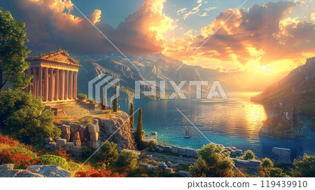 Ancient Roman empire. Rise and glory era of Rome in an Europa continent 119439910
