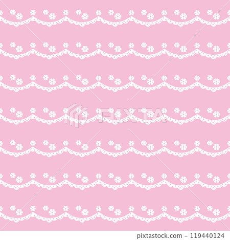 Antique lace seamless pattern. Vector. 119440124