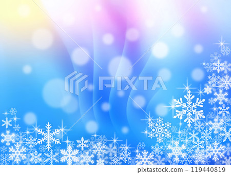 雪水晶背景材料 雪水晶背景材料 119440819