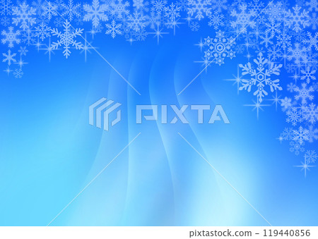 Snow crystal background material Snow crystal background material 119440856