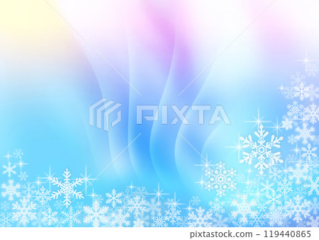 雪水晶背景材料 119440865