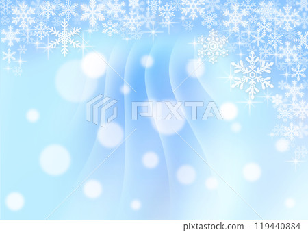 雪水晶背景材料 119440884