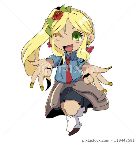 側尾女高中生 119442591