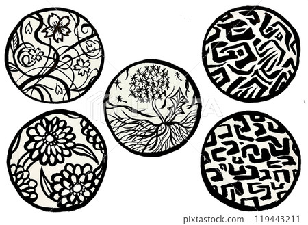 視覺藝術（圓圈靈感） 119443211