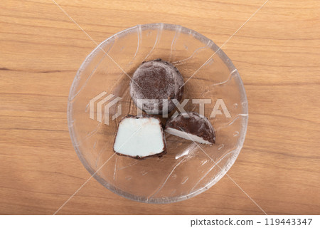 Chocolate mint ice cream Chocolate mint ice cream 119443347