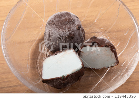 Chocolate mint ice cream Chocolate mint ice cream 119443350