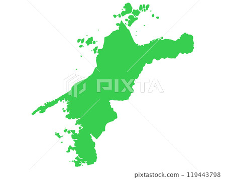 愛媛縣地圖有點鬆散無邊框 119443798